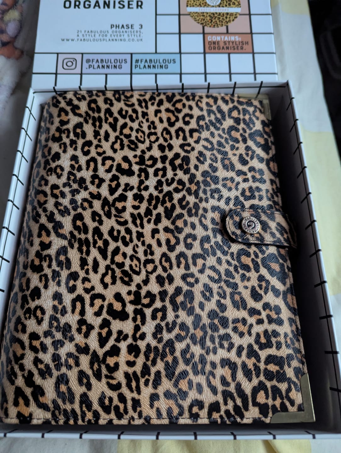 Customer photo review of Leopard - Food Diary Organiser P3