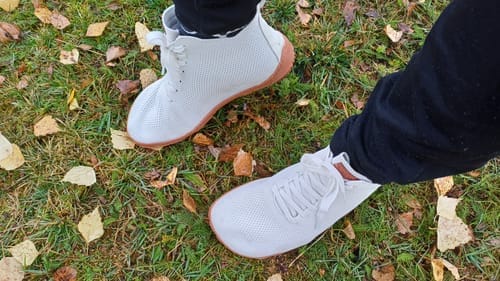 Customer photo review of Vaistoa Iloa Mid | Knitted Barefoot Sneakers