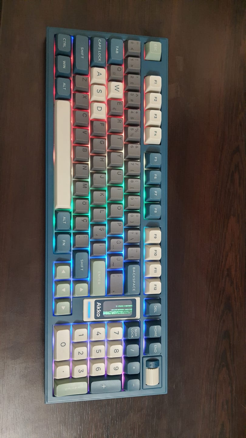 Customer photo review of Wraith Çift Enjeksiyonlu PBT Türkçe Tuş Takımı