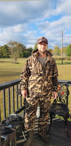 Customer photo review of FLASH SALE TimberGhost Silent Windproof Whitetail Hunting Jacket