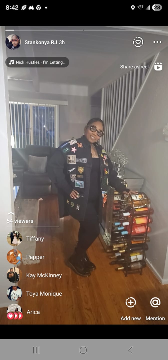 Customer photo review of In My Mood Denim Shirt/Jacket