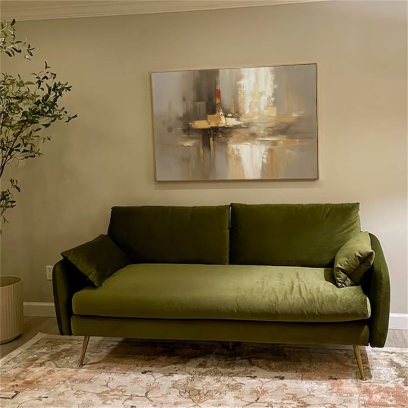 Customer photo review of Abstract Painting Canvas #AP125