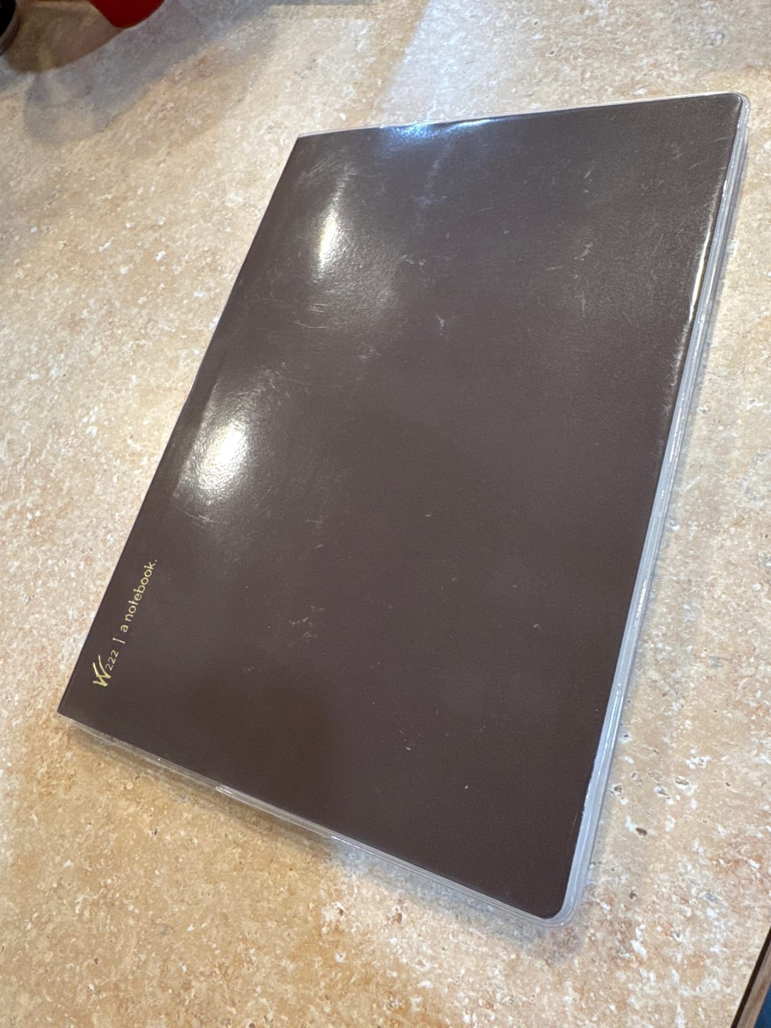 Customer photo review of Vinyl Clear Cover | Notebook | 192