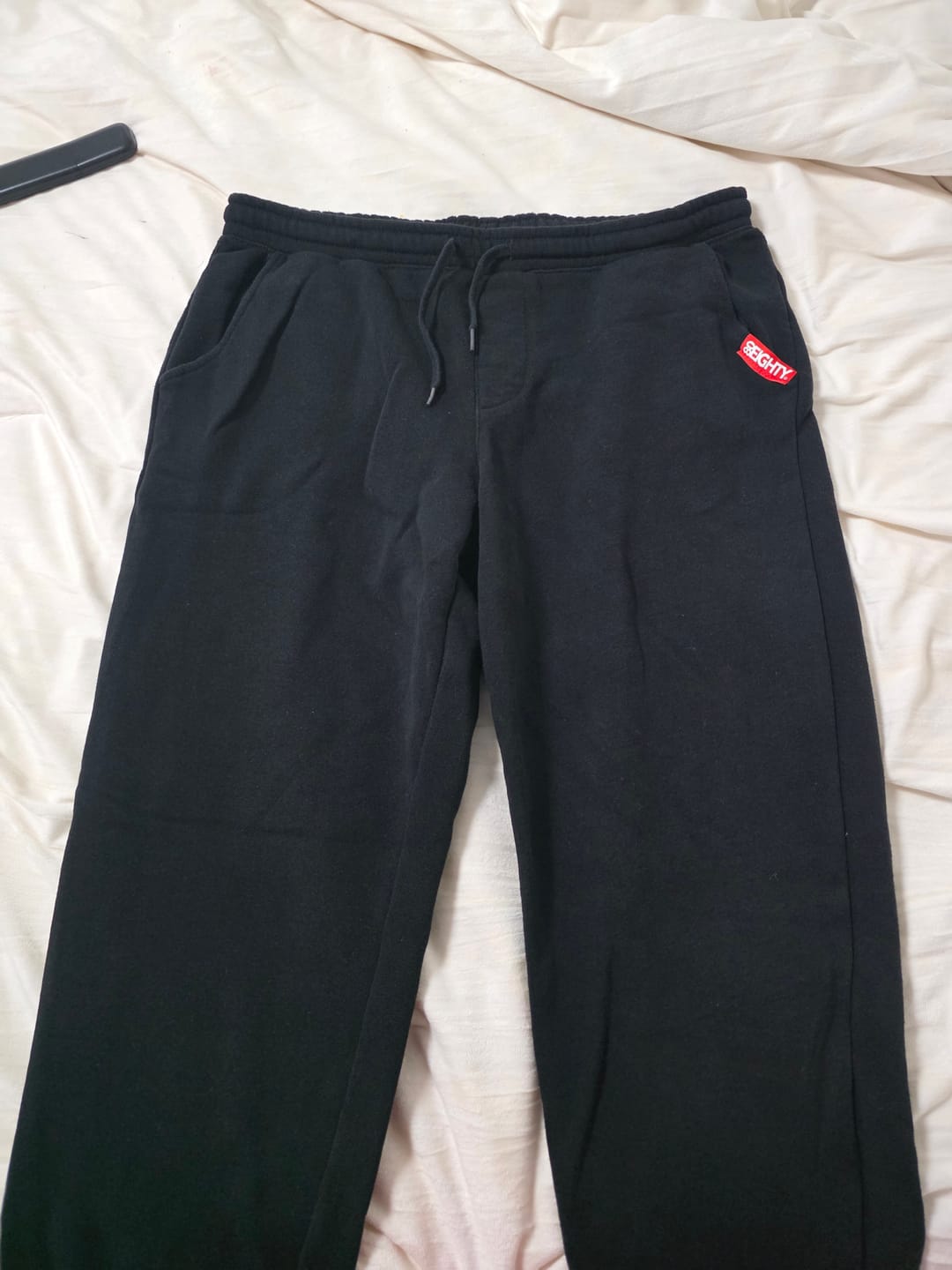 Customer photo review of 80Eighty® Black Fleece Pant