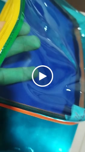 Customer video review of CRISTAL 0,40 FLEXIVEL COLORIDO IMPORTADO COR AZUL