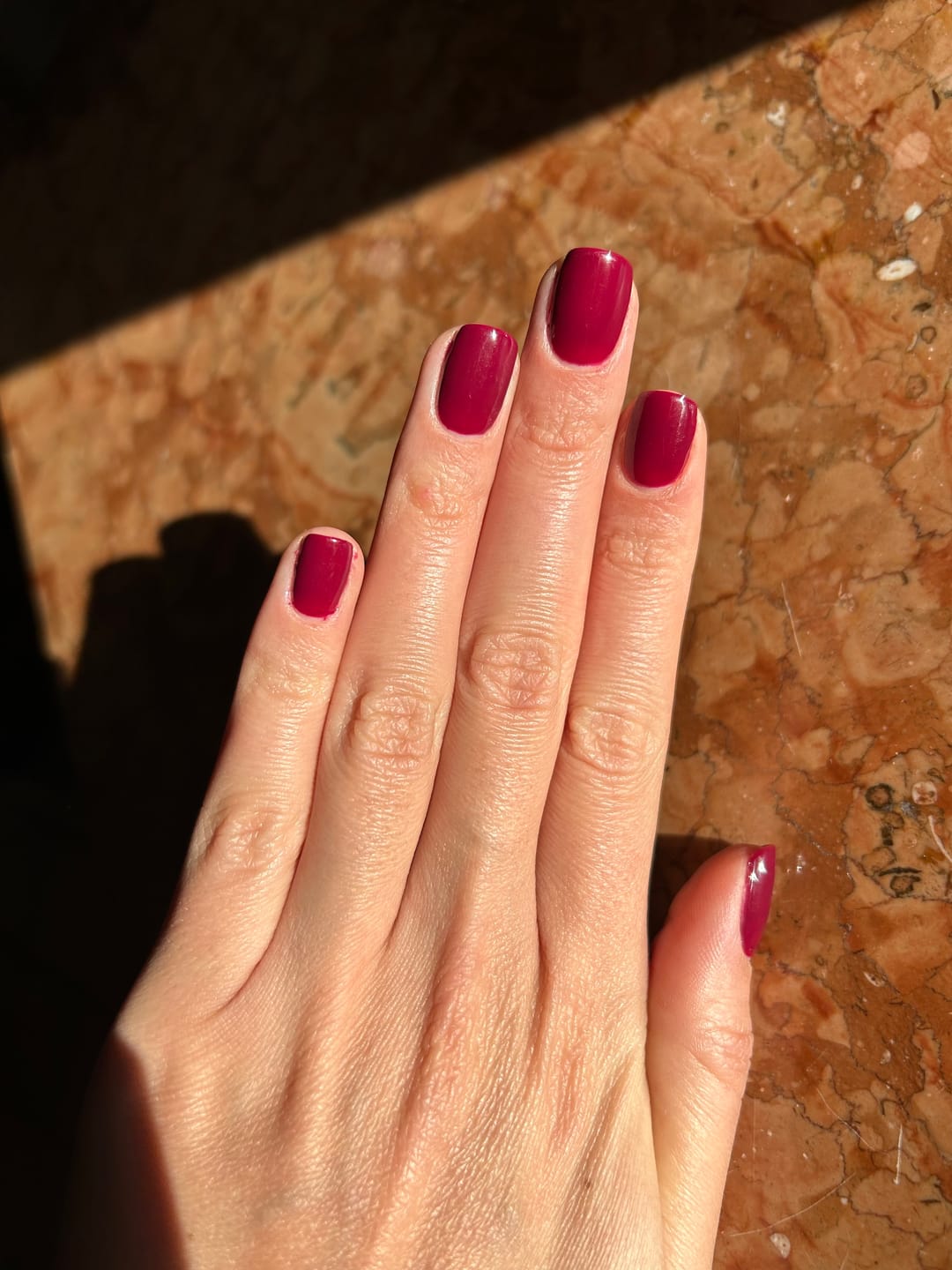 Customer photo review of Smalto Semipermanente LCI -  Rosso scuro vinaccio