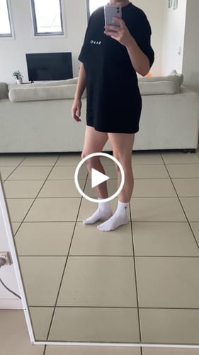 Customer video review of John 14:27 'Butterfly Cross' Women’s Oversized T-Shirt