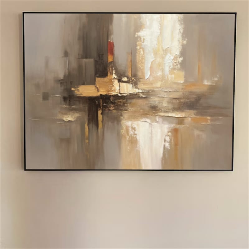 Customer photo review of Abstract Painting Canvas #AP125