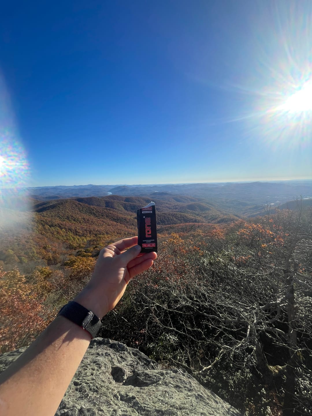 Customer photo review of 100mg Caffeine - Apple Cinnamon - SuperCharged Honey (20-Pack)