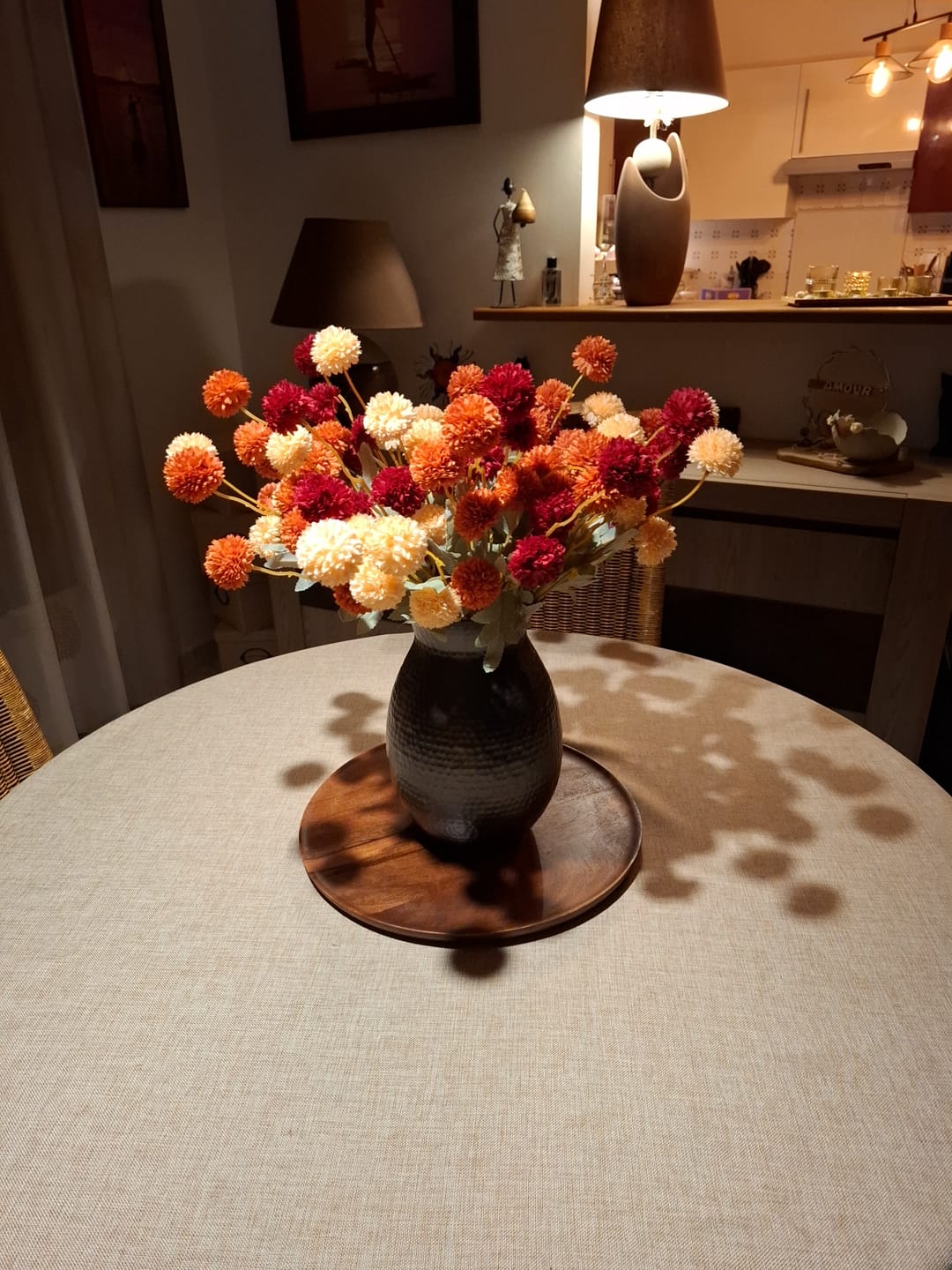 Customer photo review of Fleurs de Kiku - Mélange (20 tiges/ 100 pompons)