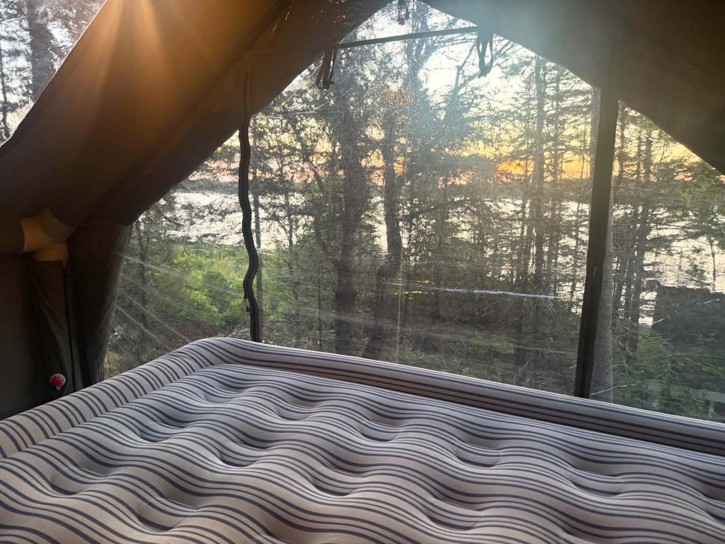 Customer photo review of RBM Inflatable tent  Panda Medium Forest Green  for 1-4 person
