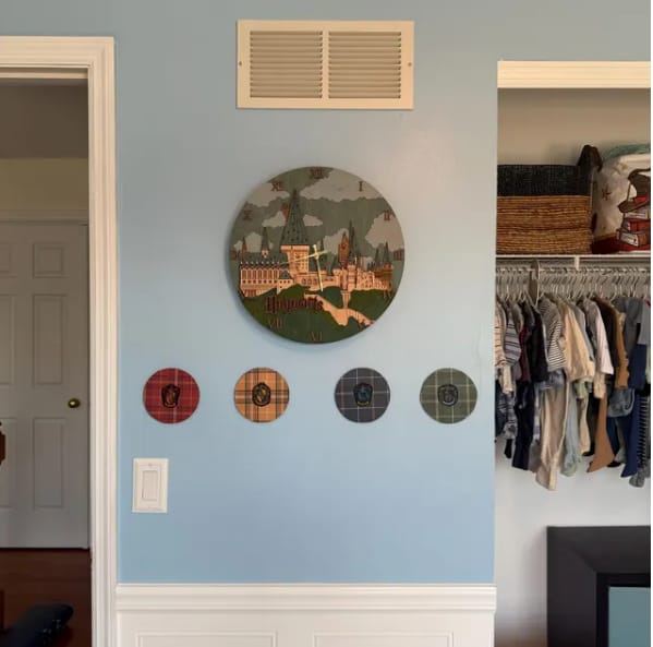 Customer photo review of HOGWARTS™ CASTLE 3D WOOD CLOCK