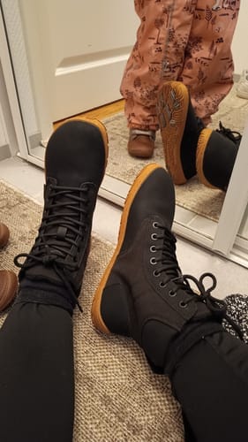 Customer photo review of Vaistoa Hurmos 2 | Casual Winter Barefoot Boots
