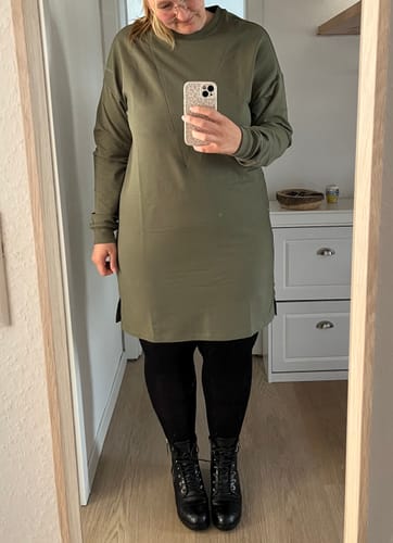 Customer photo review of Azalea Stillkleid aus Bio-Baumwolle