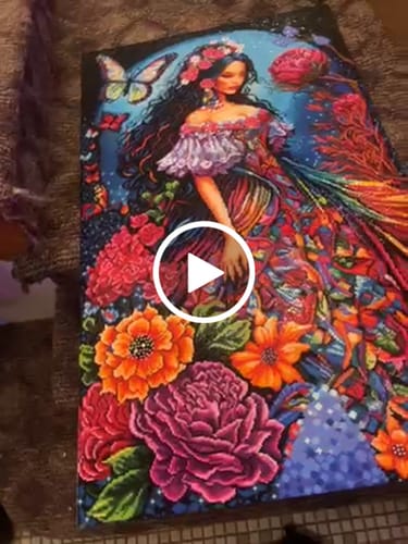 Customer video review of *Hand-Rendered* Esmeralda ©Jenoviya Art