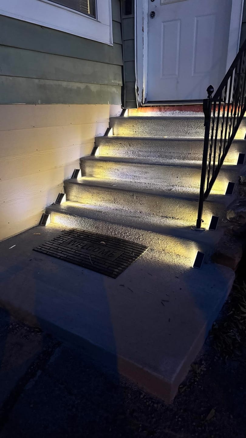 Customer photo review of SolaGarden™ Step Light Pack