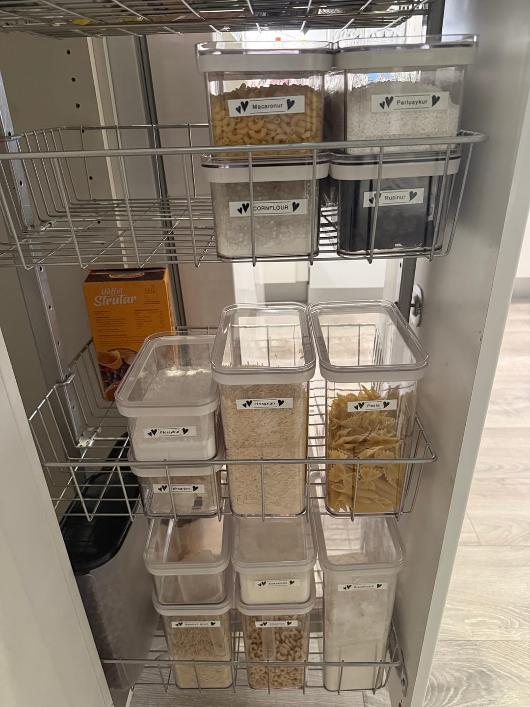 Customer photo review of Þurrvörubox |  Þrjár stærðir