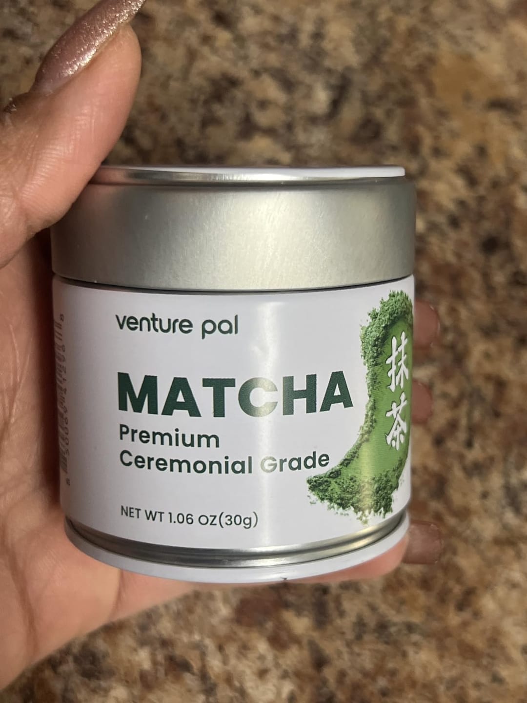 Customer photo review of Ceremonial Grade Matcha Powder - 30g/1.06oz