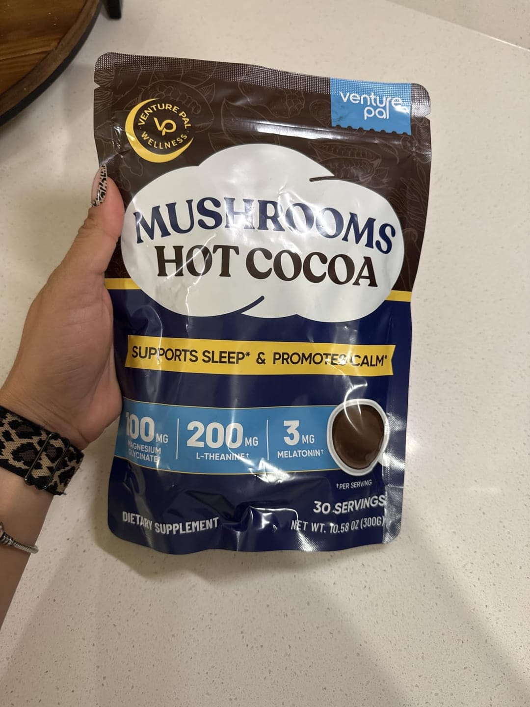 Customer photo review of Mushroom Hot Cocoa - 30 servings