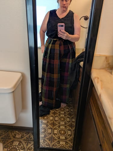 Customer photo review of FRIDA PANTS | FIREFLY CHEX