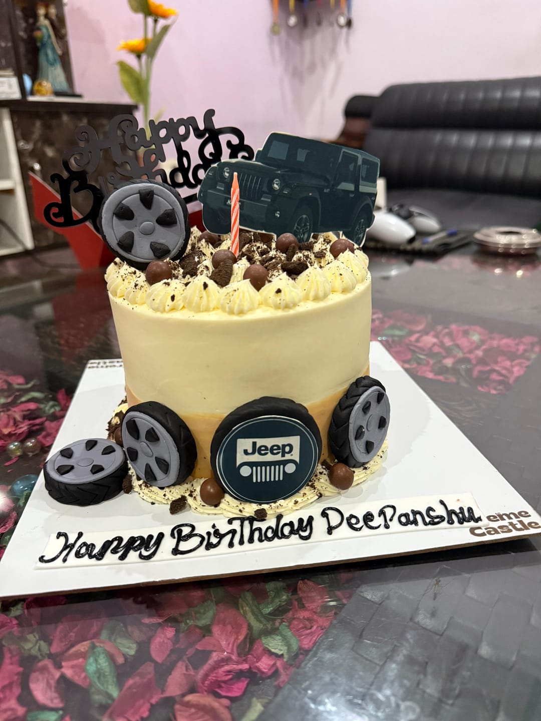 Customer photo review of Thar Jeep Fan Cake