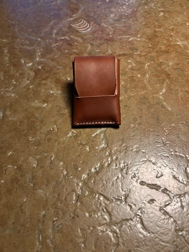Customer photo review of Slimmad plånbok i äkta läder