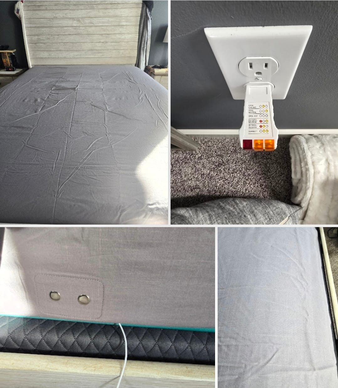 Customer photo review of Tala Grounding Sheet | Earthing Sheet Canada for Sleep