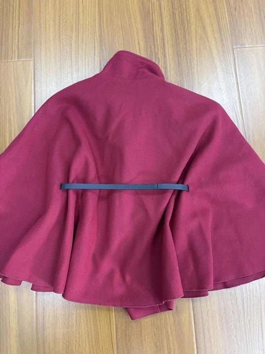 Customer photo review of Caroline High Neck Cape Jacket