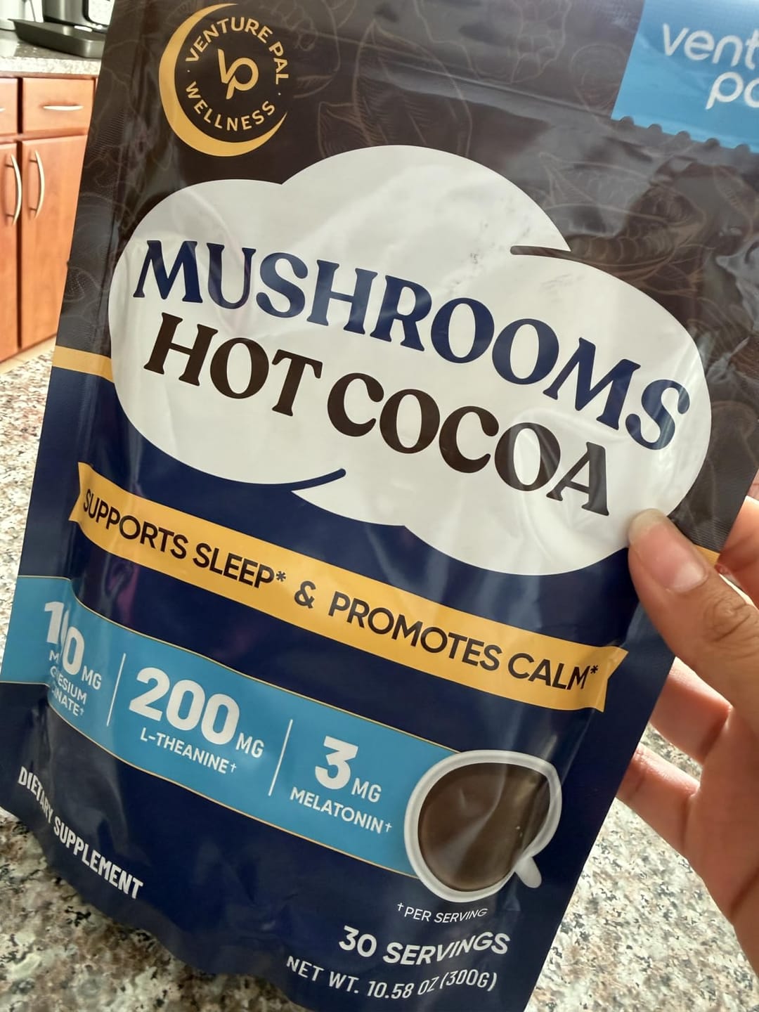 Customer photo review of Mushroom Hot Cocoa - 30 servings