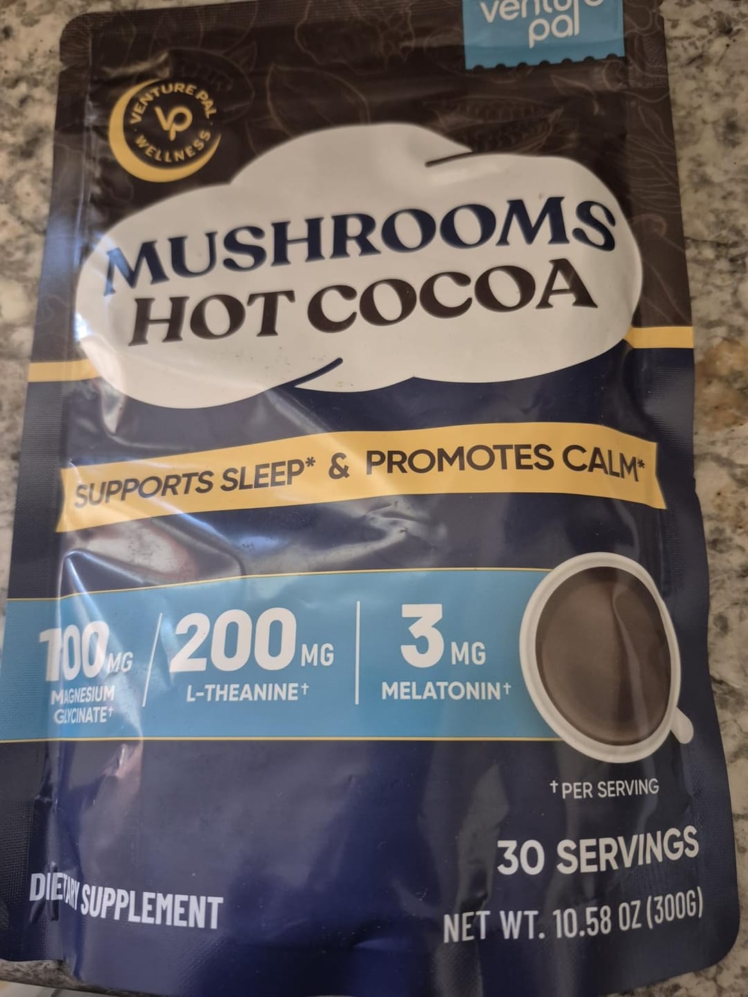 Customer photo review of Mushroom Hot Cocoa - 30 servings