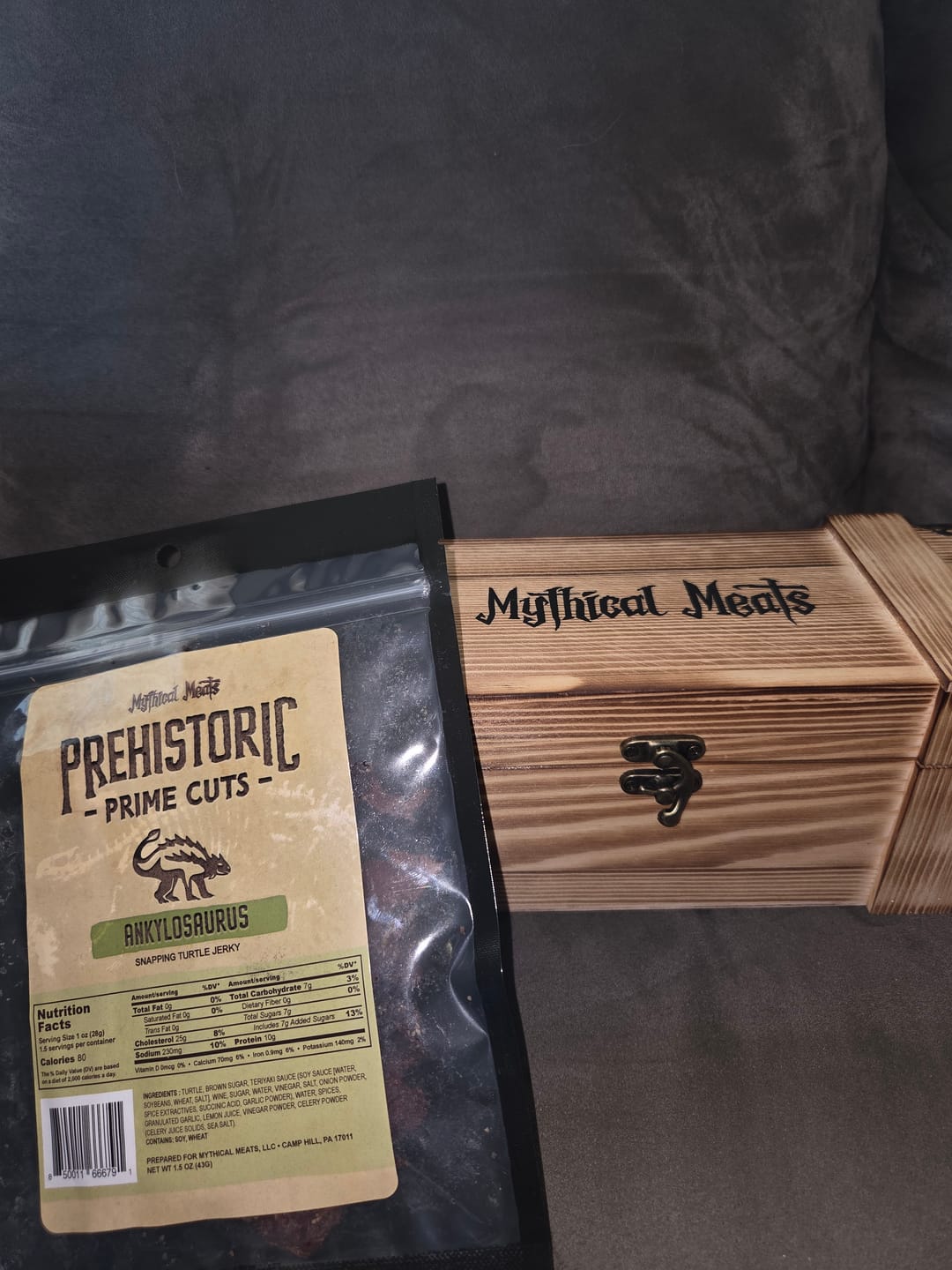 Customer photo review of Mythical Meats® Prehistoric Prime Cuts SINGLE BAGS