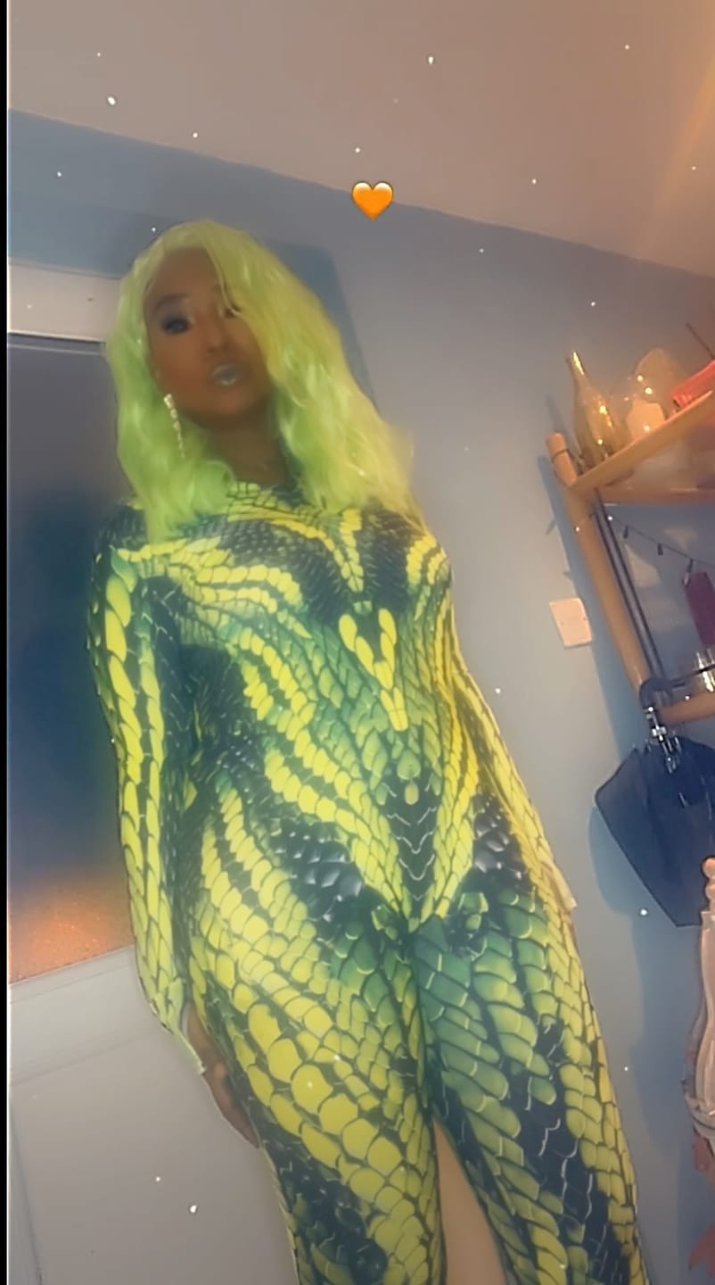 Customer photo review of Electric Viper Costume