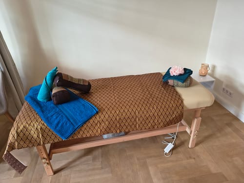 Customer photo review of Holzmassageliege Alexa