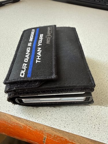 Customer photo review of Tactical Wallet MK2 - Schwarz