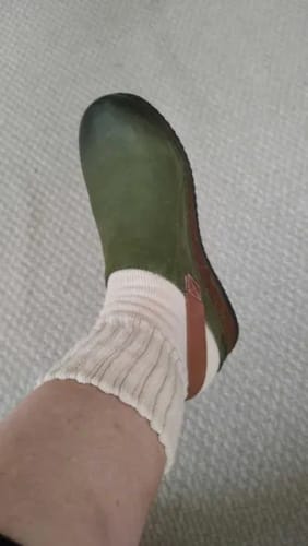 Customer photo review of VärmeSock™ - stickade strumporna som håller fötterna varma och sköna