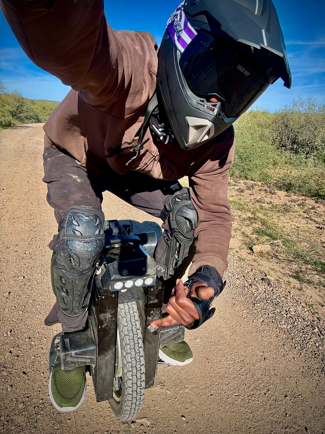Customer photo review of The Valorie Moto/MTB Goggle - Sunny Day Black Lens