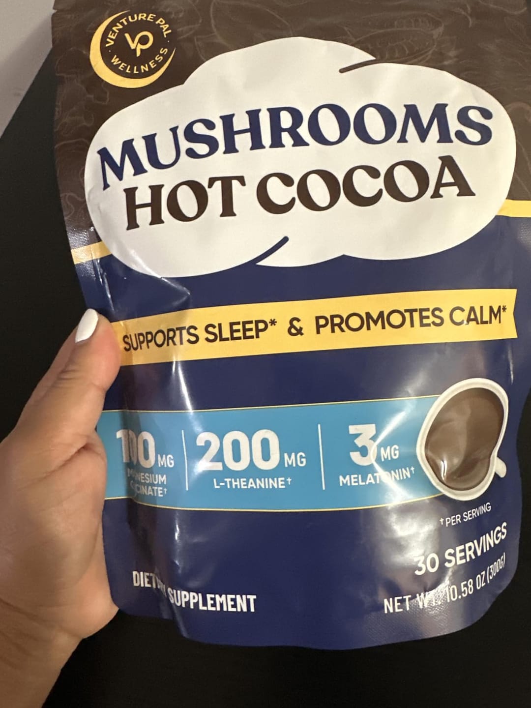 Customer photo review of Mushroom Hot Cocoa - 30 servings