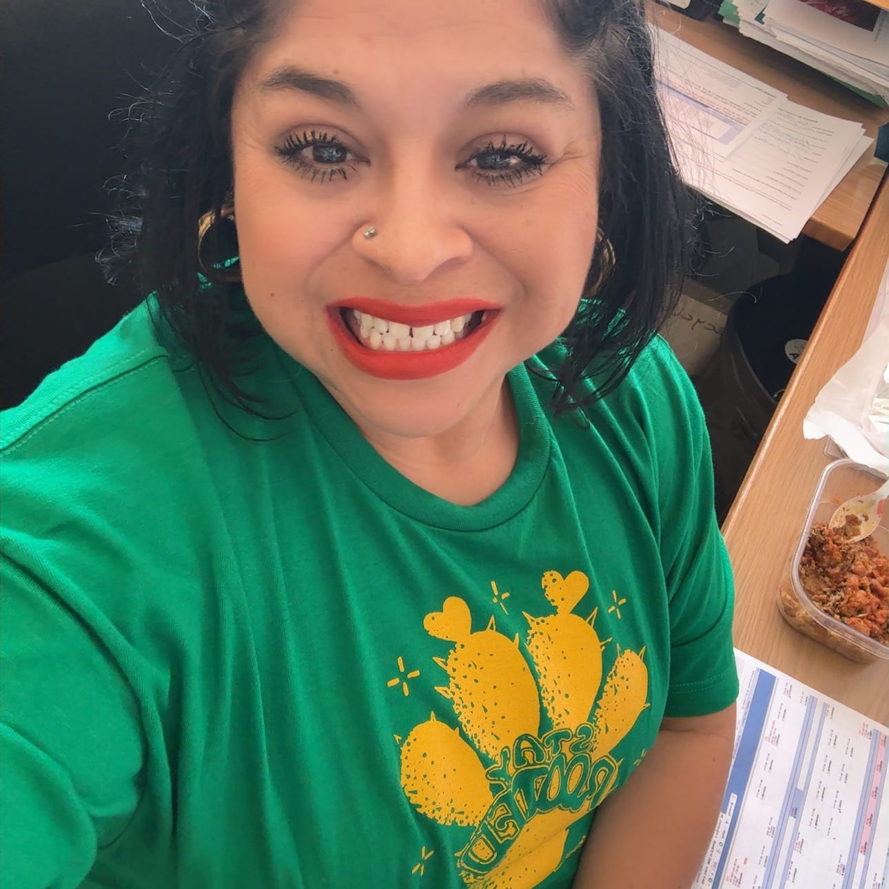 Customer photo review of Unisex Stay Rooted Tee