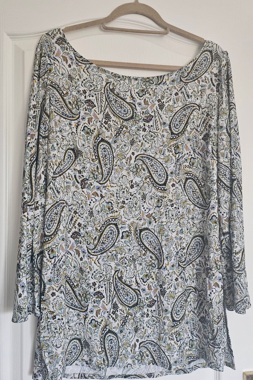 Customer photo review of Paisley Floral Viscose Jersey Fabric