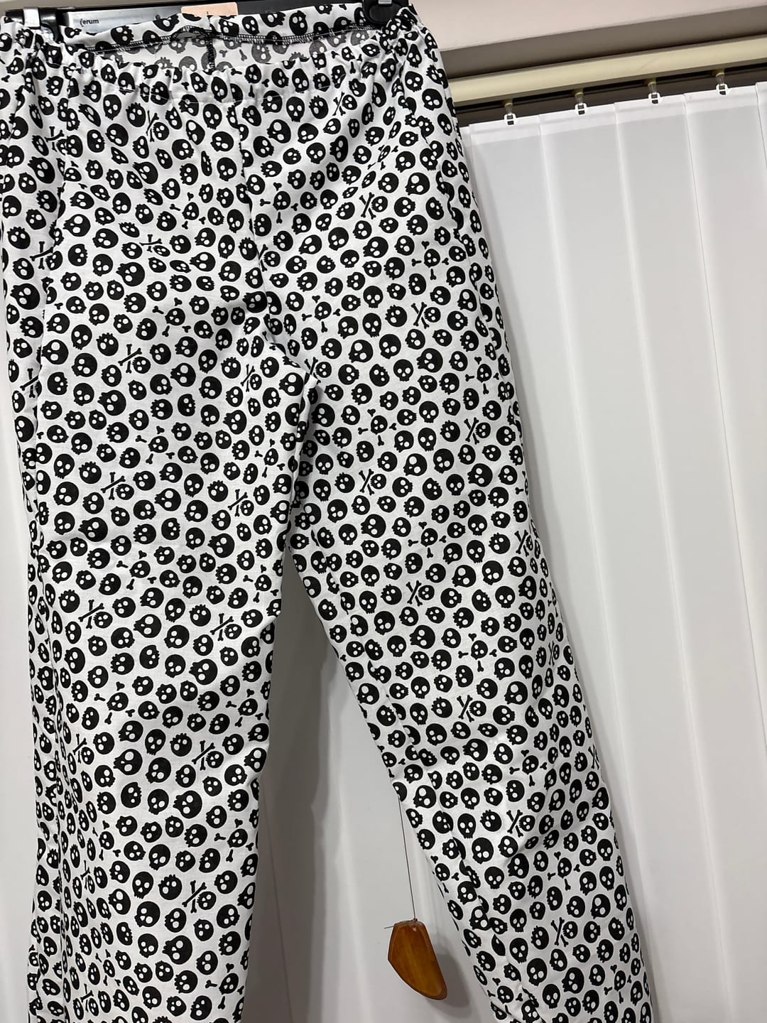 Customer photo review of All Over Skulls Polycotton Fabric