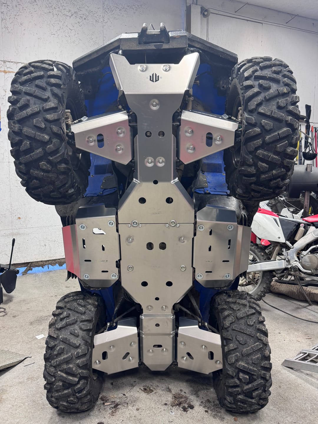 Customer photo review of Full Skid Plate Kit — Kawasaki Brute Force 650/750 (2008+)
