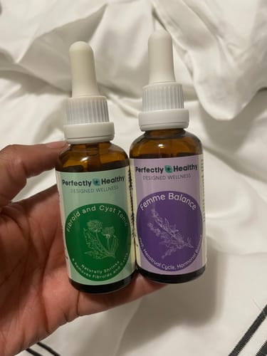 Customer photo review of Fibroid & Hormonal Balance Combo
