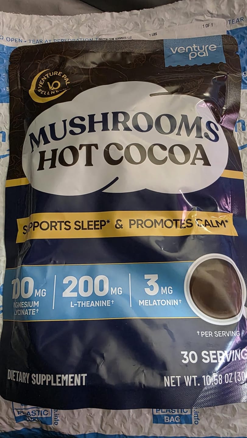 Customer photo review of Mushroom Hot Cocoa - 30 servings