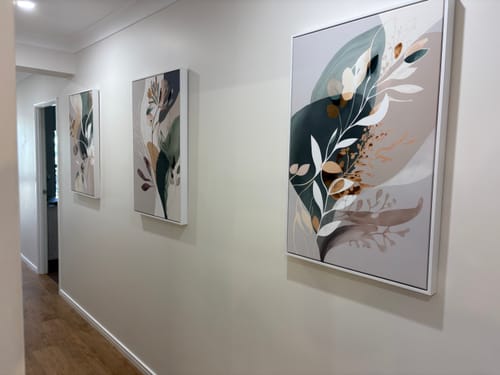 Customer photo review of Leaves of Grace, Art Trio, by Bella Eve