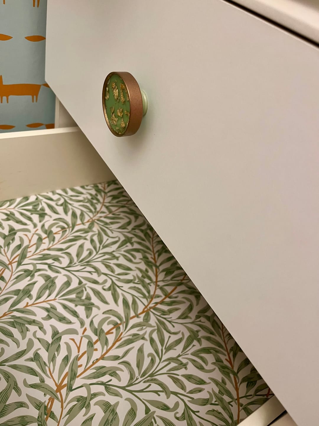Customer photo review of WILLOW William Morris | Scented Drawer Liners in 3 Fragrances.