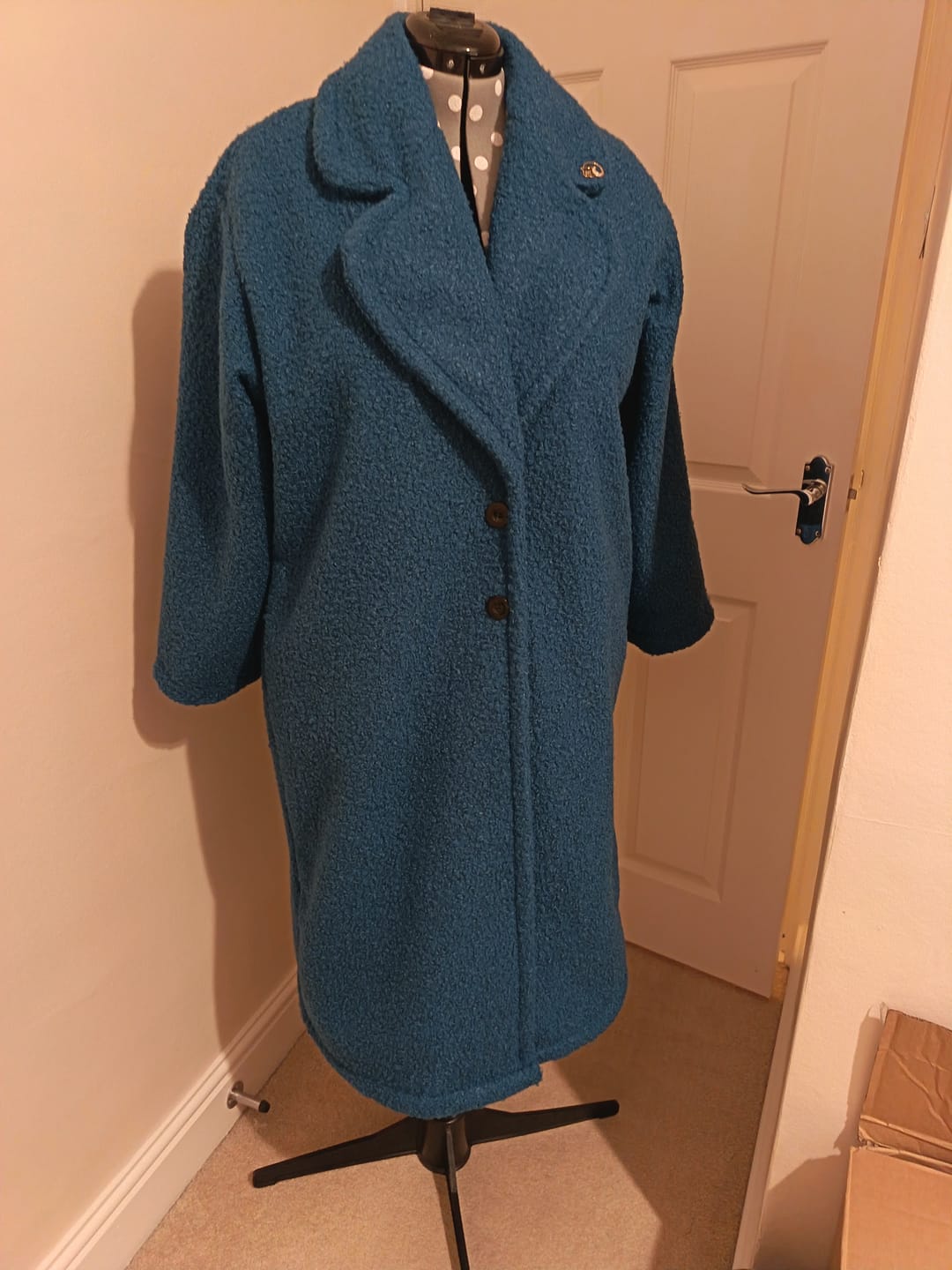 Customer photo review of Plain Boucle Fabric