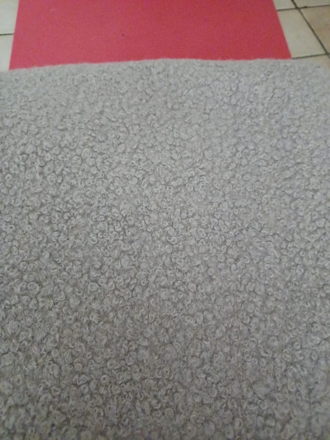 Customer photo review of Plain Boucle Fabric