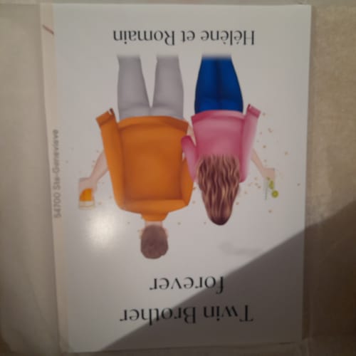 Customer photo review of Affiche Personnalisée - Papy, Mamie et petits-enfants