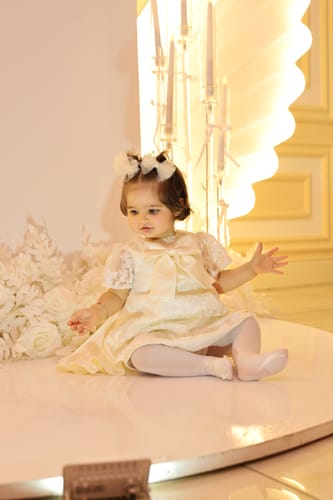 Customer photo review of Cute Baby Girl Lace Baptism Dress Toddler Birthday Pageant Princess Dress