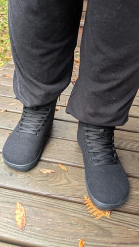 Customer photo review of Vaistoa Tunto 2 | Felt Barefoot Sneakers